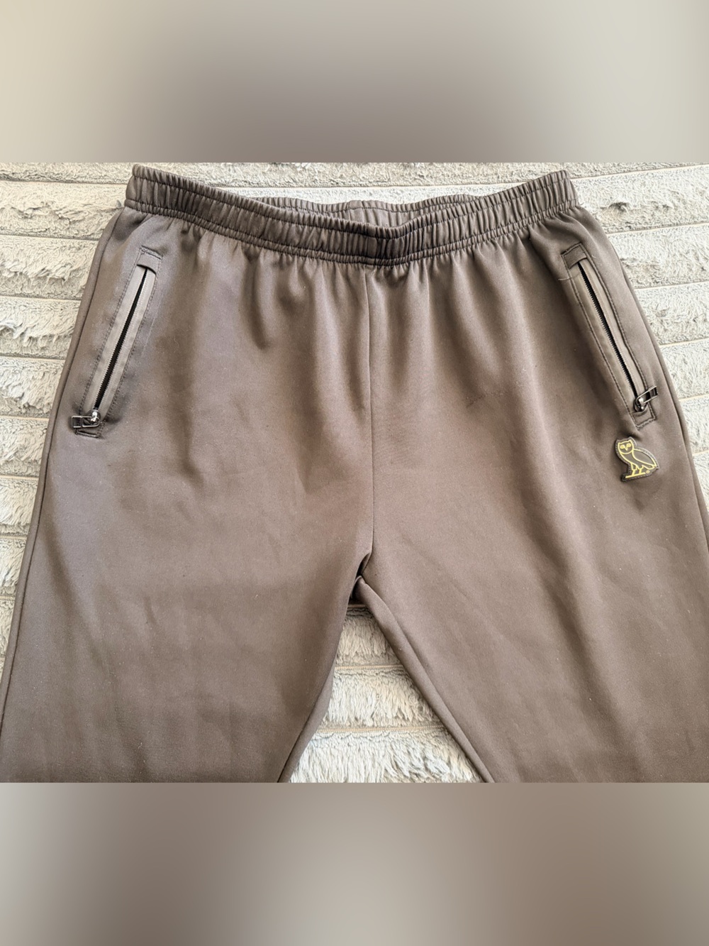 Men's Black Octobers Very Own by drake Jogger Pants with Zip Pockets